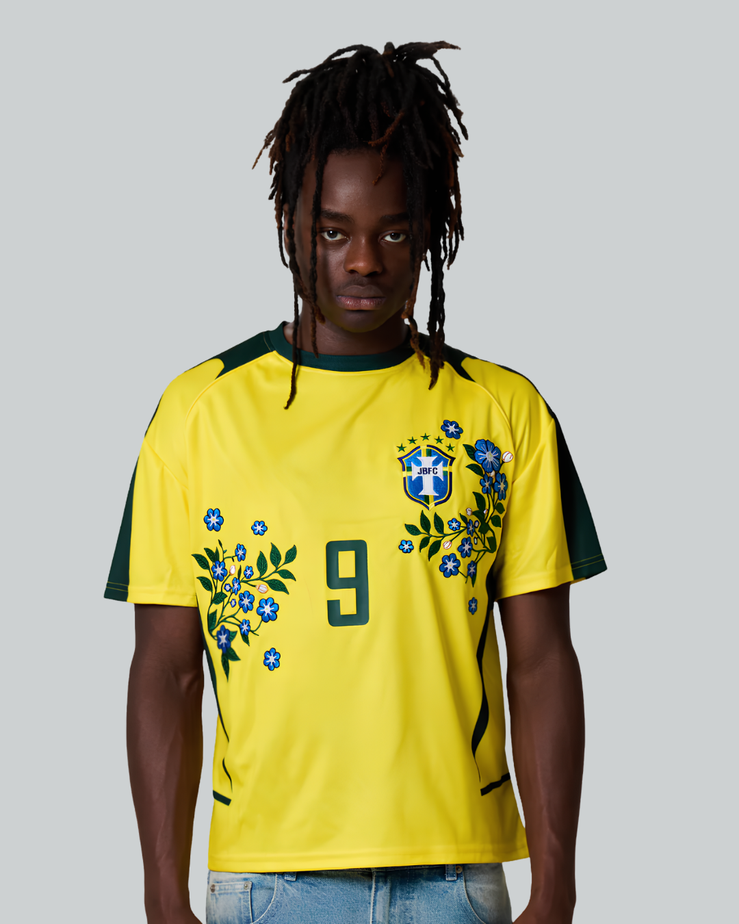 BRAZIL EMBROIDEDE JERSEY